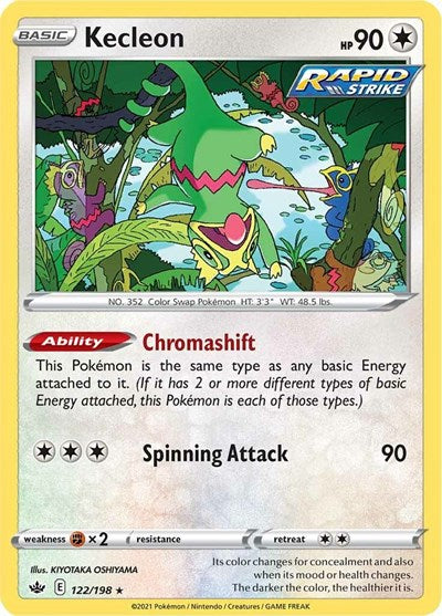 Kecleon (SWSH06: Chilling Reign) Light Play
