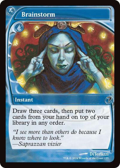 Brainstorm (Future Sight) (Mystery Booster 2) Near Mint Foil