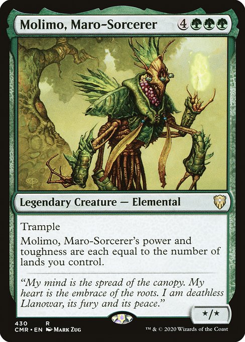 Molimo, Maro-Sorcerer (Commander Legends) Light Play