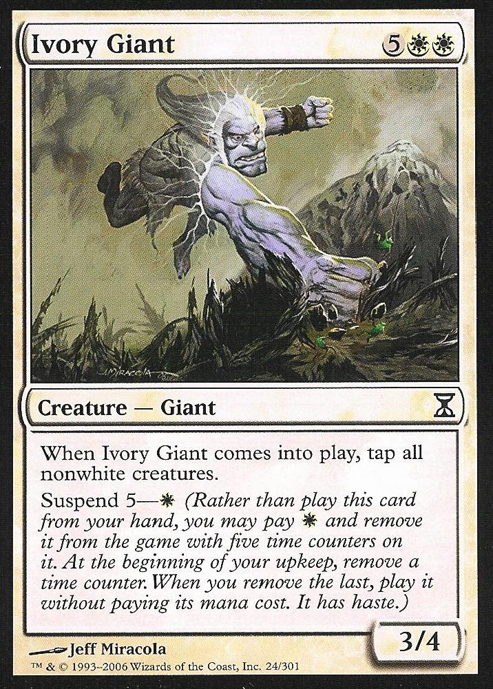 Ivory Giant (Time Spiral) Medium Play