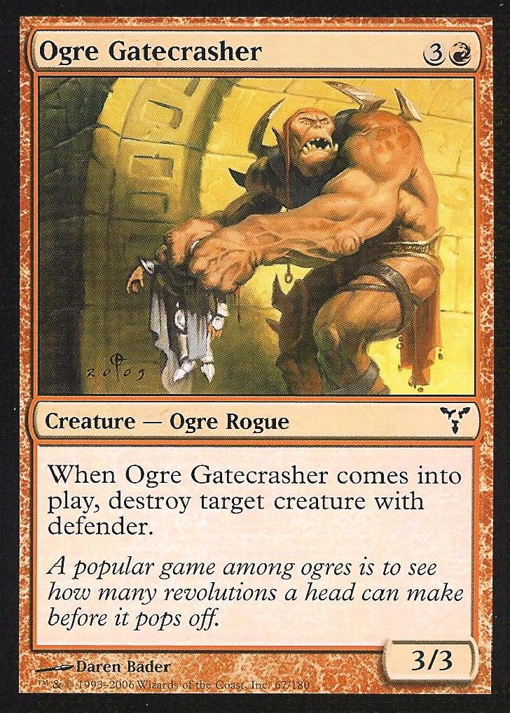 Ogre Gatecrasher (Dissension) Medium Play