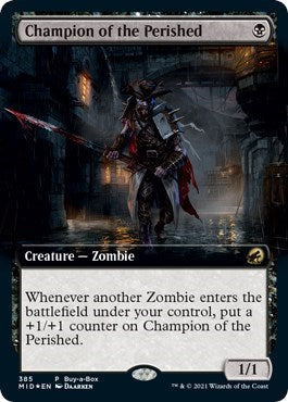 Champion of the Perished (Promos: Buy-A-Box) Heavy Play Foil