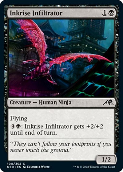 Inkrise Infiltrator (Kamigawa: Neon Dynasty) Light Play