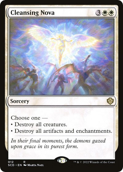 Cleansing Nova (Commander 2022 Starter Decks) Light Play