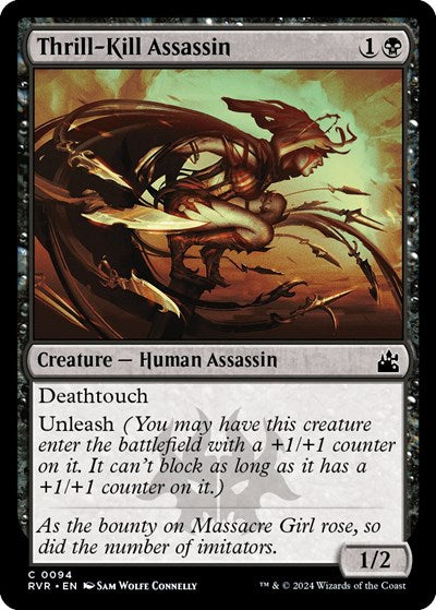 Thrill-Kill Assassin (Ravnica Remastered) Light Play