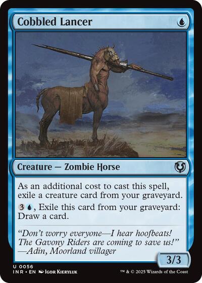 Cobbled Lancer (Innistrad Remastered) Light Play