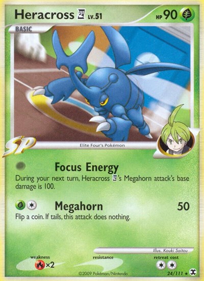 Heracross E4 (Rising Rivals) Damaged / Poor