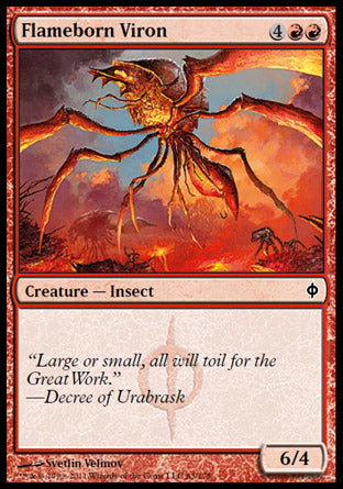 Flameborn Viron (New Phyrexia) Light Play