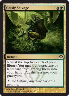 Grisly Salvage (Return to Ravnica) Damaged / Poor