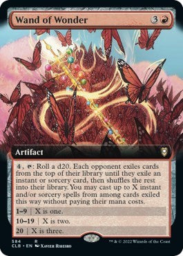 Wand of Wonder (Extended Art) (Commander Legends: Battle for Baldur's Gate) Light Play Foil