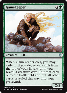 Gamekeeper (Commander 2016 Edition) Light Play
