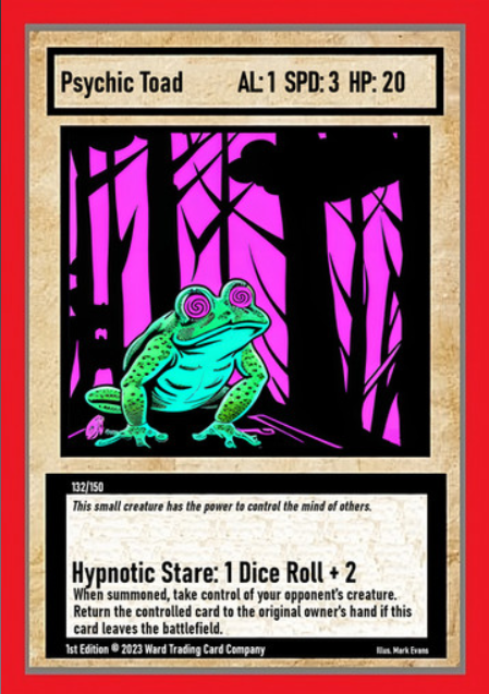 132/150 Psychic Toad - Epic