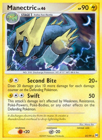 Manectric (22) (Arceus) Medium Play