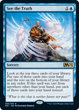 See the Truth (Magic 2021 Core Set) Light Play