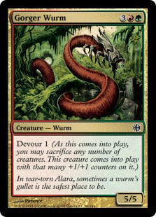 Gorger Wurm (Alara Reborn) Medium Play
