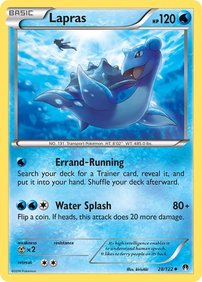 Lapras (XY - BREAKpoint) Damaged / Poor
