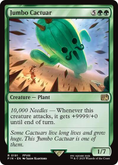 Jumbo Cactuar (Universes Beyond: FINAL FANTASY) Light Play