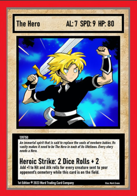 139/150 The Hero - Rare