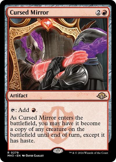 Cursed Mirror (Modern Horizons 3) Light Play Foil