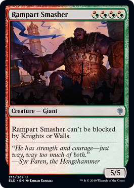 Rampart Smasher (Throne of Eldraine) Light Play