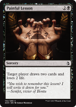 Painful Lesson (Amonkhet) Light Play