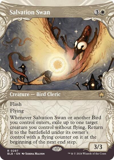 Salvation Swan (Showcase) (Bloomburrow) Light Play