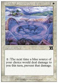 Circle of Protection: Blue (Classic 6th Edition) Light Play
