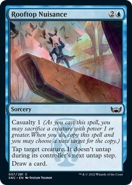 Rooftop Nuisance (Streets of New Capenna) Light Play Foil
