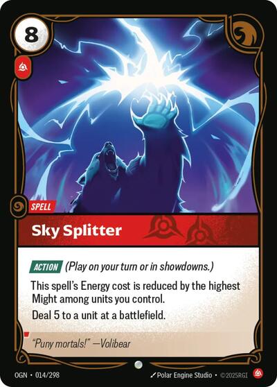 Sky Splitter (Origins) Light Play Foil
