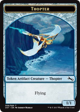 Thopter Token (Unstable) Light Play Foil