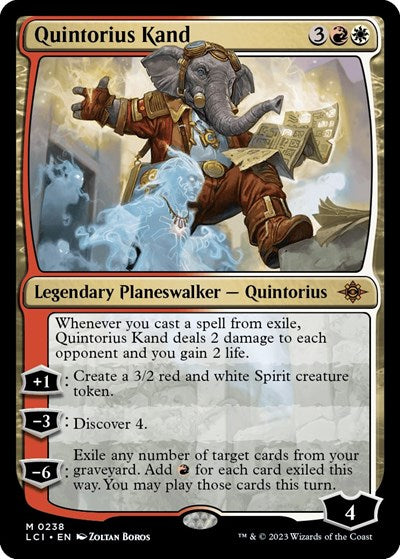 Quintorius Kand (The Lost Caverns of Ixalan) Near Mint Foil