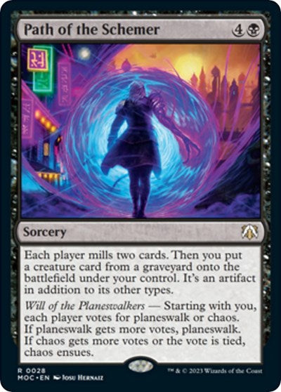 Path of the Schemer (Commander: March of the Machine) Light Play