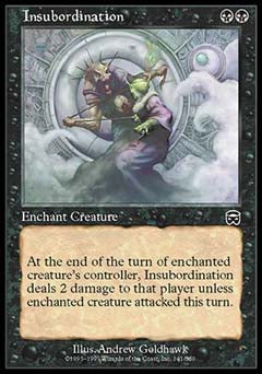 Insubordination (Mercadian Masques) Light Play