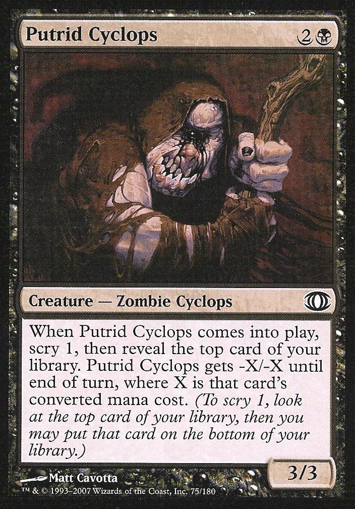 Putrid Cyclops (Futuresight) Light Play Foil