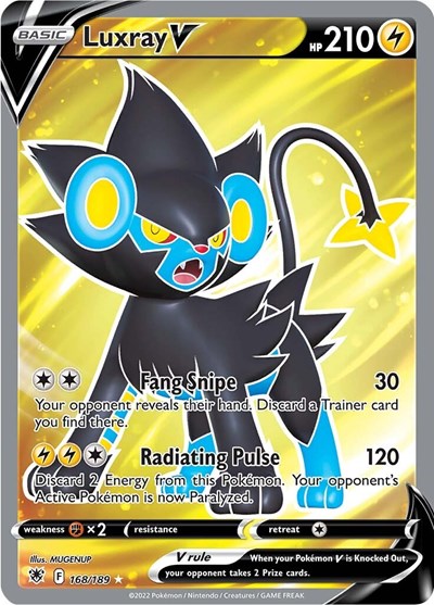 Luxray V (Full Art) (SWSH10: Astral Radiance) Light Play Holofoil