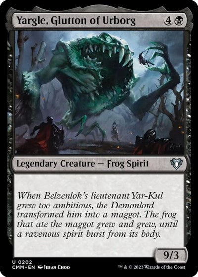 Yargle, Glutton of Urborg (Commander Masters) Light Play