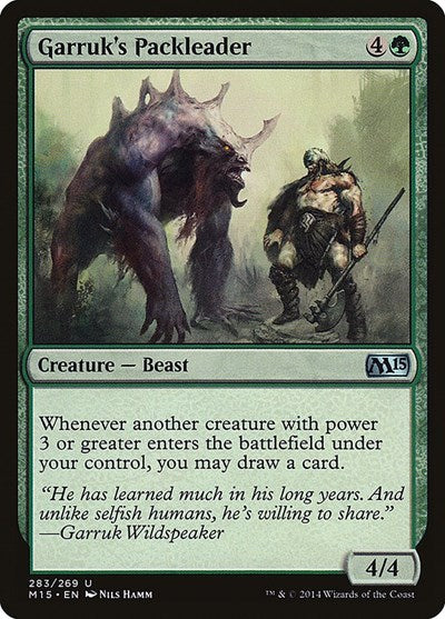 Garruk's Packleader (Magic 2015 (M15)) Light Play