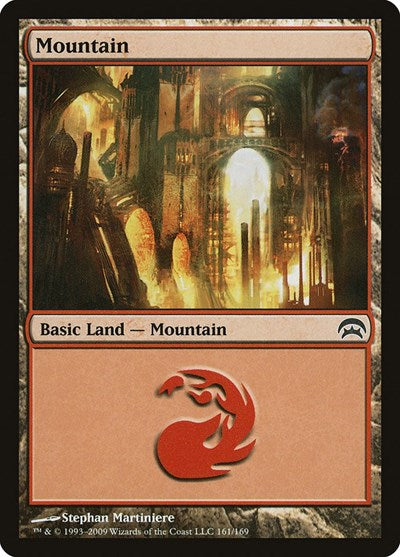 Mountain (161) (Planechase) Light Play