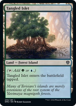 Tangled Islet (Dominaria United) Light Play