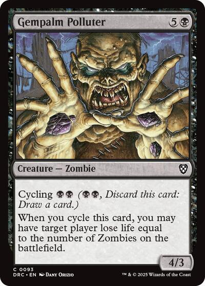 Gempalm Polluter (Commander: Aetherdrift) Light Play