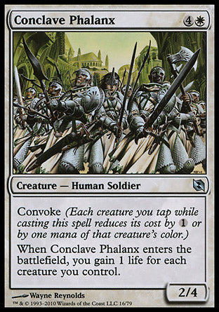 Conclave Phalanx (Duel Decks: Elspeth vs Tezzeret) Medium Play