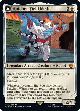 Ratchet, Field Medic (Universes Beyond: Transformers) Light Play