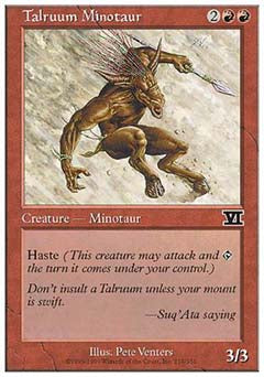 Talruum Minotaur (Classic 6th Edition) Medium Play