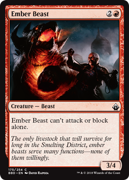 Ember Beast (Battlebond) Light Play