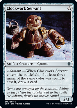 Clockwork Servant (Throne of Eldraine) Light Play