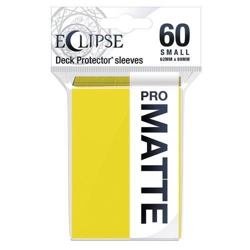 Ultra Pro: Eclipse PRO-Matte Small Deck Protector Sleeves 60ct - Yellow