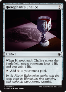 Hierophant's Chalice (Ixalan) Light Play