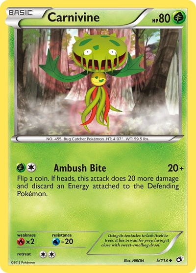 Carnivine (Legendary Treasures) Heavy Play