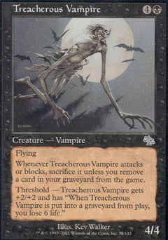Treacherous Vampire (Judgment) Medium Play