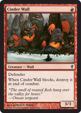 Cinder Wall (Conspiracy) Light Play